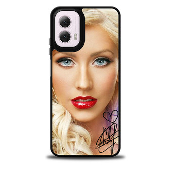 Christina Aguilera Red Lips Motorola Moto G 5G 2024/ Moto G 5G 2025 Case