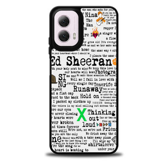 Ed Sheeran Quotes 1 Motorola Moto G 5G 2024/ Moto G 5G 2025 Case