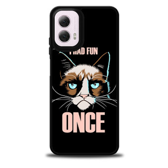 Grumpy Cat Quote Motorola Moto G 5G 2024/ Moto G 5G 2025 Case