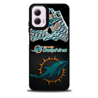 miami dolphins receiver gloves Motorola Moto G 5G 2024/ Moto G 5G 2025 Case