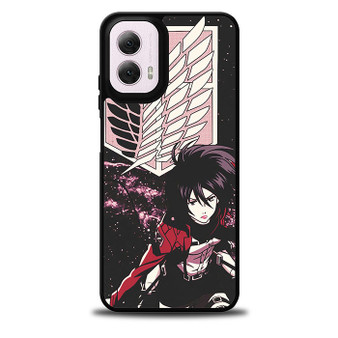 Mikasa Ackerman Attack on Titan Motorola Moto G 5G 2024/ Moto G 5G 2025 Case