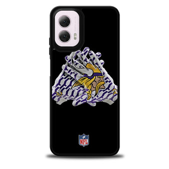 Minnesota Vikings American football Gloves Motorola Moto G 5G 2024/ Moto G 5G 2025 Case