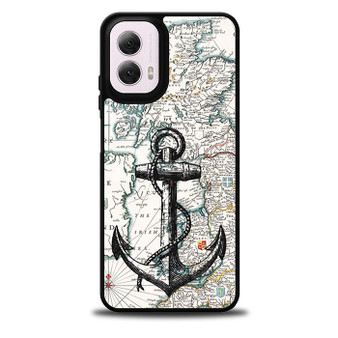 Nautica map and anchor Motorola Moto G 5G 2024/ Moto G 5G 2025 Case