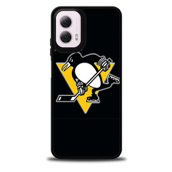 Pittsburgh Penguins Black Motorola Moto G 5G 2024/ Moto G 5G 2025 Case