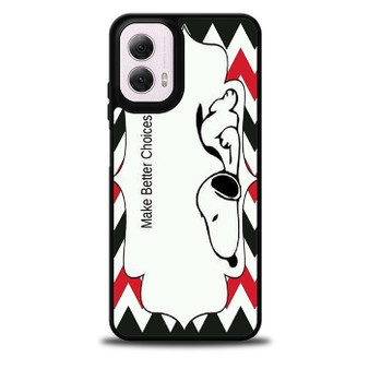Snoopy Make Better Choice Motorola Moto G 5G 2024/ Moto G 5G 2025 Case