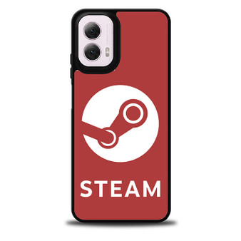 Steam Logo Red Motorola Moto G 5G 2024/ Moto G 5G 2025 Case