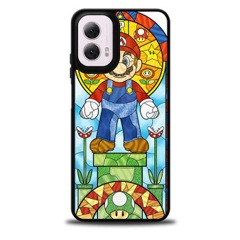 Super Mario Glass Art Motorola Moto G 5G 2024/ Moto G 5G 2025 Case