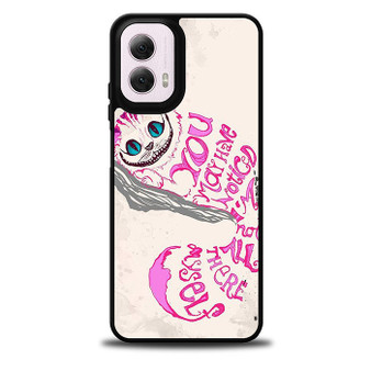 The Cheshire Cat Quotes Motorola Moto G 5G 2024/ Moto G 5G 2025 Case