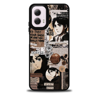 Attack on Titan Eren Quotes Motorola Moto G 5G 2024/ Moto G 5G 2025 Case