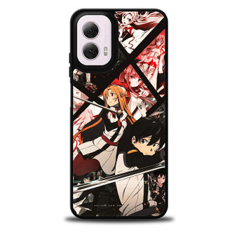 Sword Art Online Kirito & Asuna In Comic Art Motorola Moto G 5G 2024/ Moto G 5G 2025 Case
