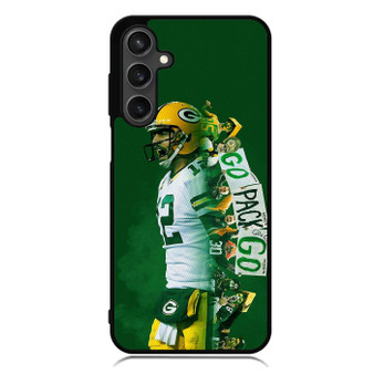 Aaron Rodgers Green Bay Packers 4 Samsung Galaxy A55 Case