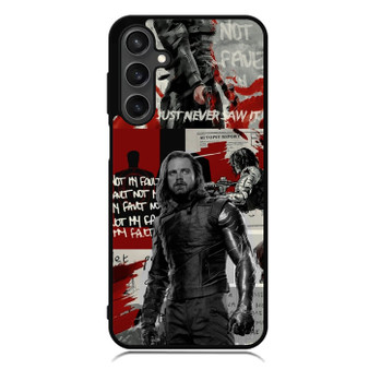 Bucky the white wolf Samsung Galaxy A55 Case