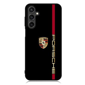 Porsche black car Samsung Galaxy A55 Case