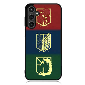 Attack on Titan logos Samsung Galaxy A55 Case