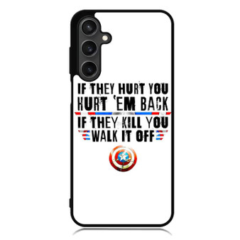 Captain America's Quote Samsung Galaxy A55 Case