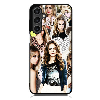 Cara Delevingne Collage Samsung Galaxy A55 Case