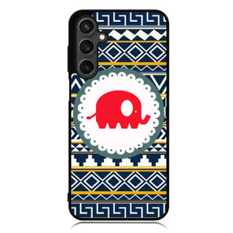 Cute Red Elephant Aztec Samsung Galaxy A55 Case
