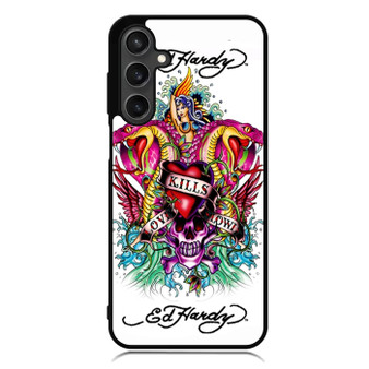 ed hardy kills love slowly Samsung Galaxy A55 Case