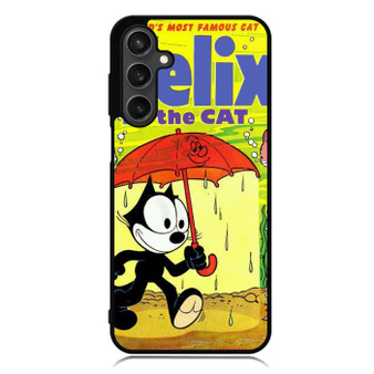 Felix the Cat in Umbrella Samsung Galaxy A55 Case