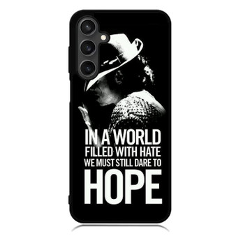 Michael Jackson Quotes Samsung Galaxy A55 Case