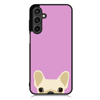 pink french bulldog Samsung Galaxy A55 Case