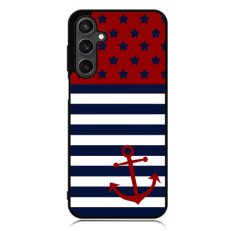 reverse american flag anchor Samsung Galaxy A55 Case
