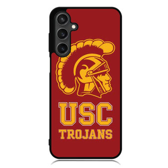 Usc Trojans logo on red Samsung Galaxy A55 Case