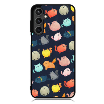 Cute Fat Cat Samsung Galaxy A55 Case