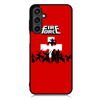 Fire Force Siluet Samsung Galaxy A55 Case