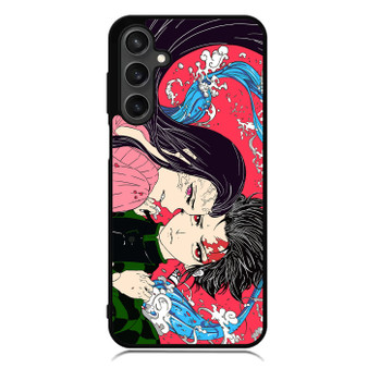 Demon Slayer Nezuko and Tanjiro Samsung Galaxy A55 Case