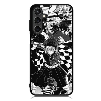 Demon Slayer Tanjiro And All Hashira Samsung Galaxy A55 Case