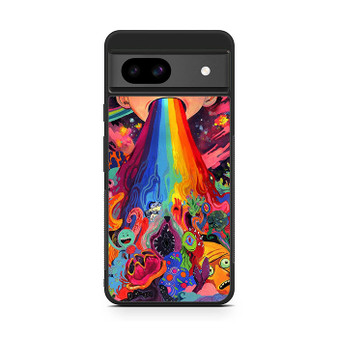 Psychedelic Rick and Morty Google Pixel 8a Case