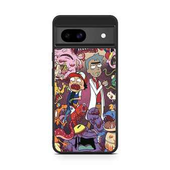 Rick and Mort Pokemon Style Google Pixel 8a Case