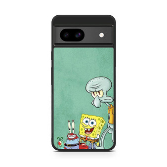 Spongebob Mr Krab Squidward and Plankton Google Pixel 8a Case