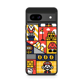 Super mario bross art Google Pixel 8a Case Super mario bross art Google Pixel 8a Case