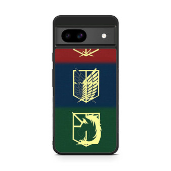 Attack on Titan logos Google Pixel 8a Case