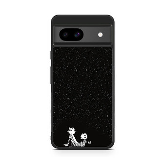 Calvin and Hobbes Under The Night Sky Google Pixel 8a Case