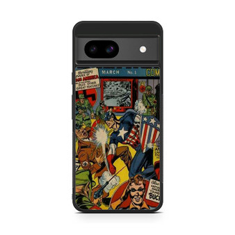 Comic Cover Captain America Google Pixel 8a Case
