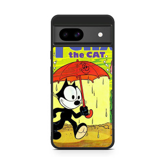 Felix the Cat in Umbrella Google Pixel 8a Case