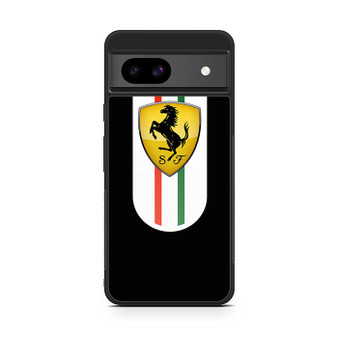 Ferrari Black Logo Google Pixel 8a Case