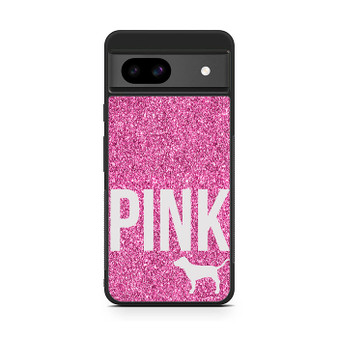 Pink Glitter Victoria's Secret Google Pixel 8a Case