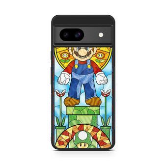 Super Mario Glass Art Google Pixel 8a Case Super Mario Glass Art Google Pixel 8a Case