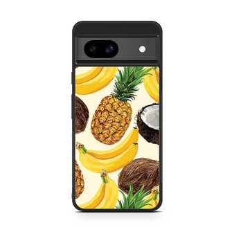 Pineapple Banana Coconut art Google Pixel 8a Case