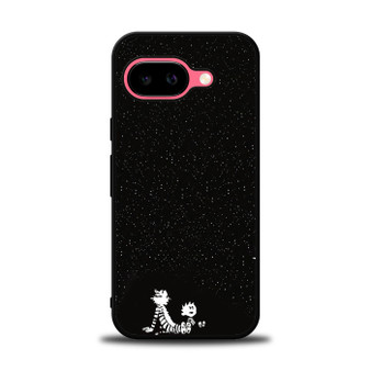 Calvin and Hobbes Under The Night Sky Google Pixel 9a Case