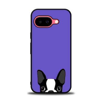 Purple Boston Terrier Google Pixel 9a Case