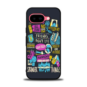 Stranger Things Collage Google Pixel 9a Case