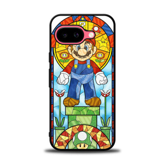 Super Mario Glass Art Google Pixel 9a Case Super Mario Glass Art Google Pixel 9a Case