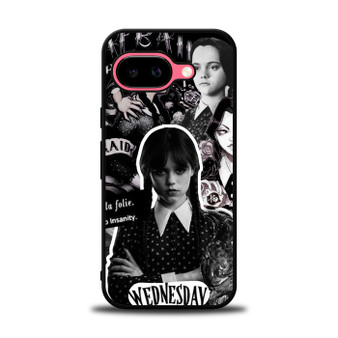 Wednesday The Addams Familly Collage Google Pixel 9a Case