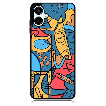 Adventure time rick and morty Samsung Galaxy A06 Case
