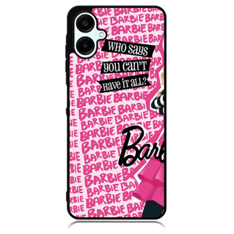 Barbie Quotes Samsung Galaxy A06 Case